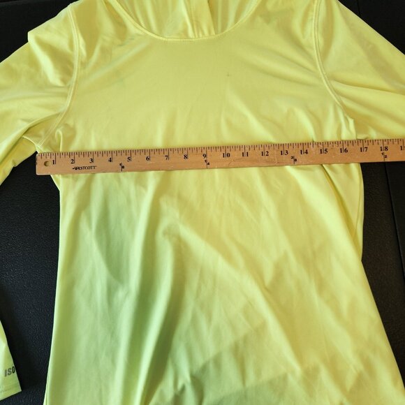 Under Armour Iso-Chill Pullover Hooded Shirt Activewear Womens‎ S Yellow *Read* - Picture 11 of 12